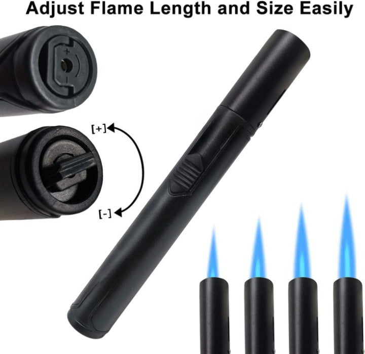 Premium Refillable Fancy Lighter – Refillable Butane Lighter | Best Quality Lighter - Lighter For Cigarette ( Random Color )
