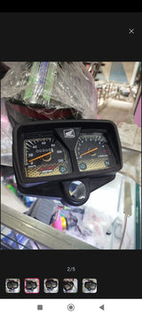 Speedometer for CG 125 Motorcycle | Honda 125cc Bikes With Meter Colour Lights (Complete meter with Box)