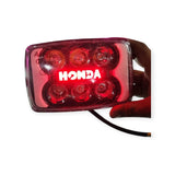 12 Volt LED Headlight Panel with Glowing Monogram &amp; Indicators for Motorcycle - Best Quality LED Headlight Panel with Glowing Monogram - 125 &amp; CD 70 Headlight - With Box 