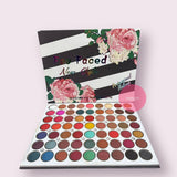 Foo Face 63-Color Eyeshadow Palette – Matte, Shimmer &amp; Glitter Shades for All Looks