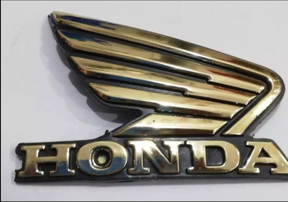 4-Piece Tenki &amp; Tappa Monogram Set for CD70 – Universal Honda Style Badges | Best Quality Mono Set 