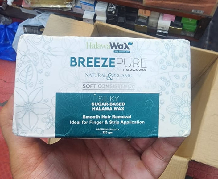 Breeze Pure Organic Halawa Finger Wax | Hair Removal Wax | Best Quality Finger Wax - 225 gramv