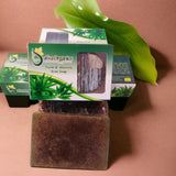 Safwa Organics Neem &amp; Aloe Vera Handmade Soap – Acne-Fighting Natural Cleanser 100g