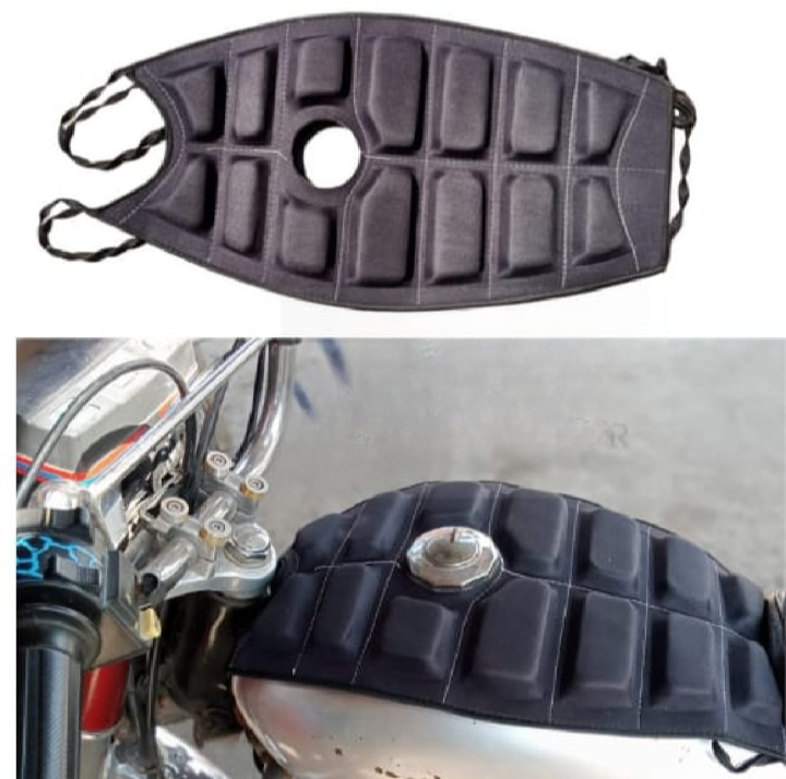 Universal Waterproof Motorcycle Fuel Tank Cushion – Premium Relaxer Tanki Pad &amp; Protective Cover for All Bikes | Anti-Slip, Shock-Absorbing, Weather-Resistant Pad for Comfortable Riding on Any Terrain