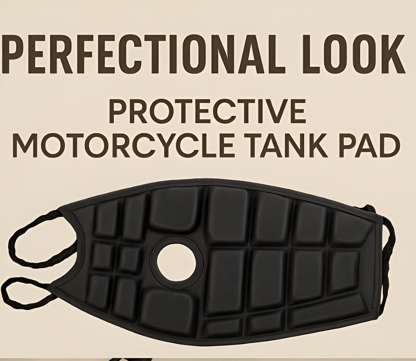 Universal Waterproof Motorcycle Fuel Tank Cushion – Premium Relaxer Tanki Pad &amp; Protective Cover for All Bikes | Anti-Slip, Shock-Absorbing, Weather-Resistant Pad for Comfortable Riding on Any Terrain