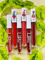 6-Piece Matte Lip Gloss Set – Multicolor Shades, Long-Lasting Liquid Formula, Velvet Finish - Random Shades (without box)