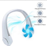 Neck Fan Portable Bladeless neck fans Portable Hanging Neck Fan Micro Cooling Strong Fan 360° Bladeless Hanging Neck Fan Rechargeable USB Mini Neck Fan for Kitchen Outdoor Travel for Summer Sports ( Random Color )