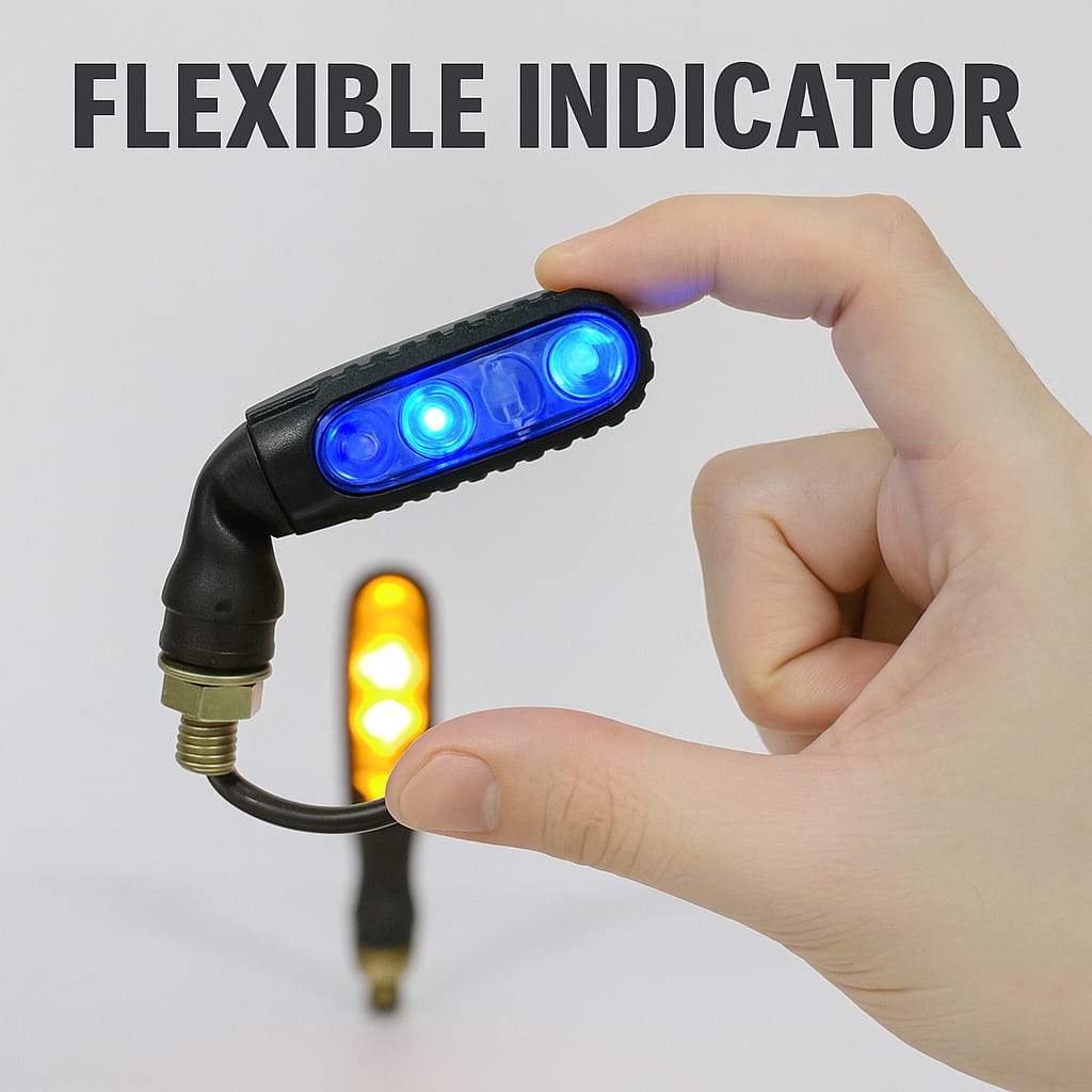 Bike Indicator -Universal Flexible Bike Indicator Light for Safe Riding llex to Fit – Bike Indicator Lights for Every Ride - 2 PCs