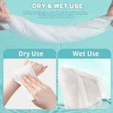 Disposable Face Towel – 70 Pcs Ultra Soft, Thickened Cotton Tissues | Lint-Free, Multi-Purpose Facial Dry Wipes for Skincare, Makeup Removal &amp; Cleansing