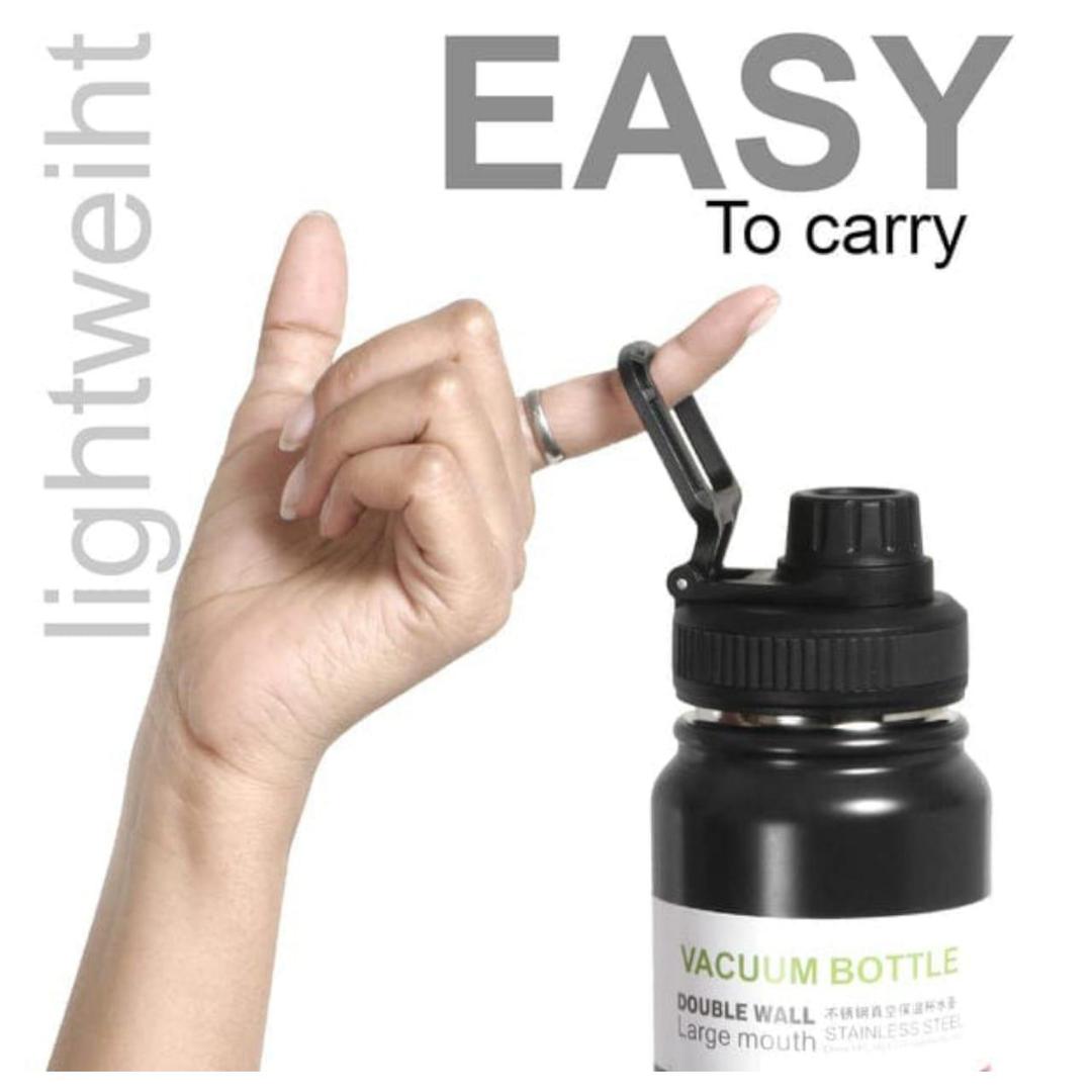 Insulated Vacuum Water Bottle [800ml] | Keeps Drinks Hot or Cold (Random Color)