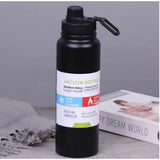 Insulated Vacuum Water Bottle [800ml] | Keeps Drinks Hot or Cold (Random Color)
