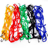 Motorcycle Flexible Cargo Net – Helmet Holder &amp; Luggage Mesh with Hooks (random color)