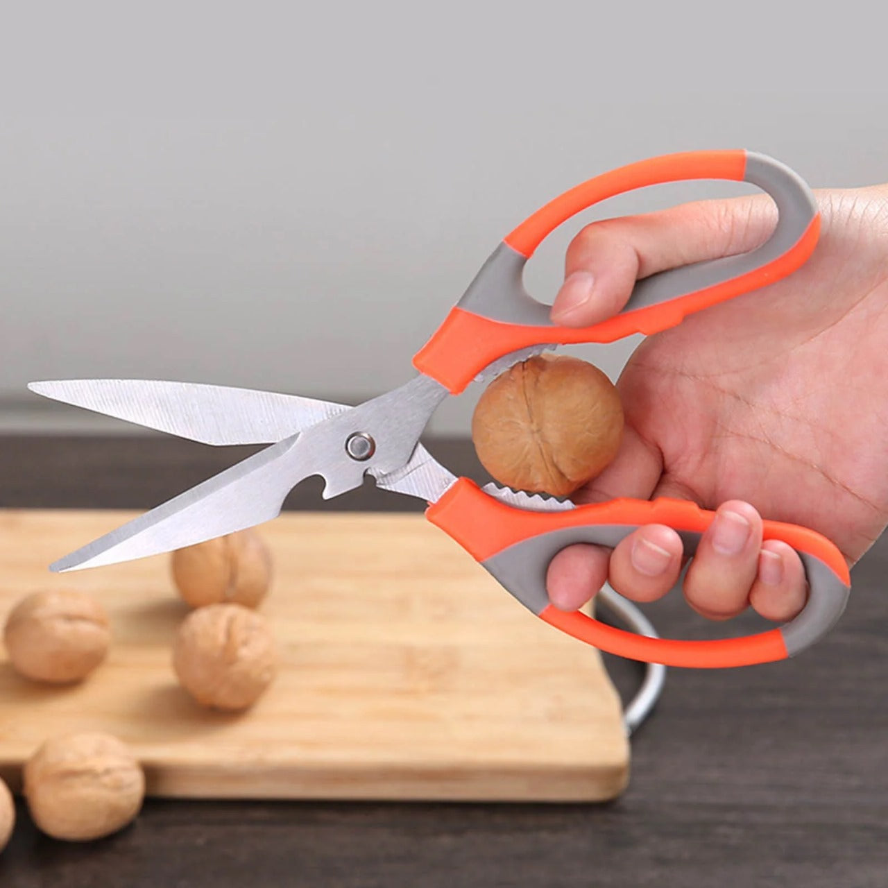 Multifunction Kitchen Scissors Heavy Duty Food Shears for Chicken Meat Vegetable Fish Herb Poultry Stainless Steel Cooking Scissors with Comfortable Handle