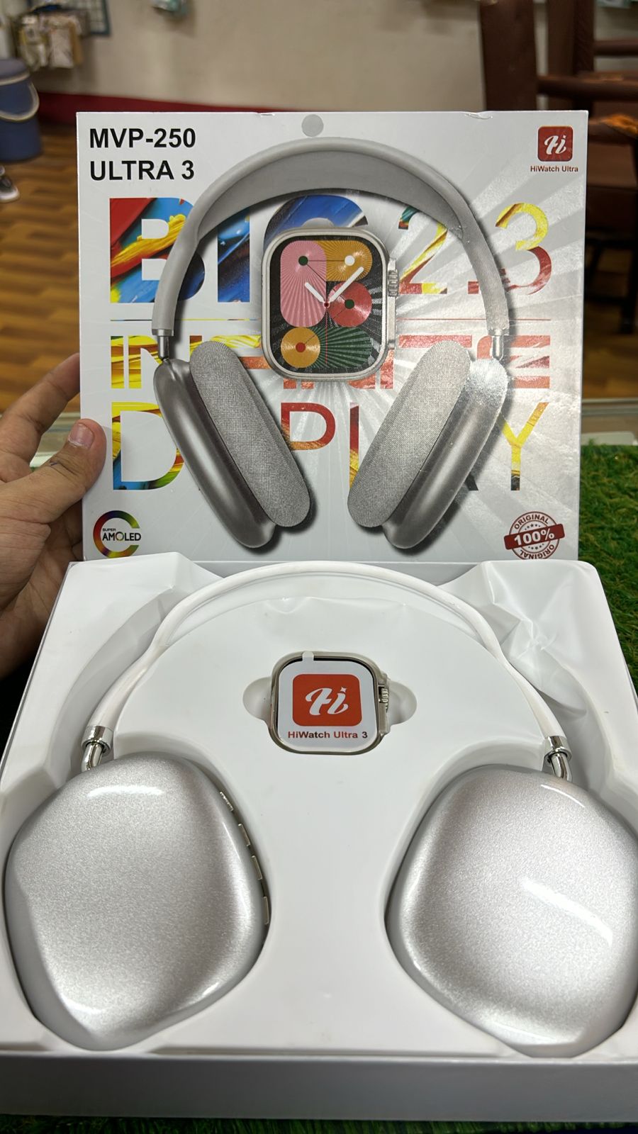 Hiwatch Ultra MVP-250 Smartwatch with Wireless Headphones Combo | Ultra 3 Series | Premium High-Resolution Display | All-in-One Smart Wearable Deal