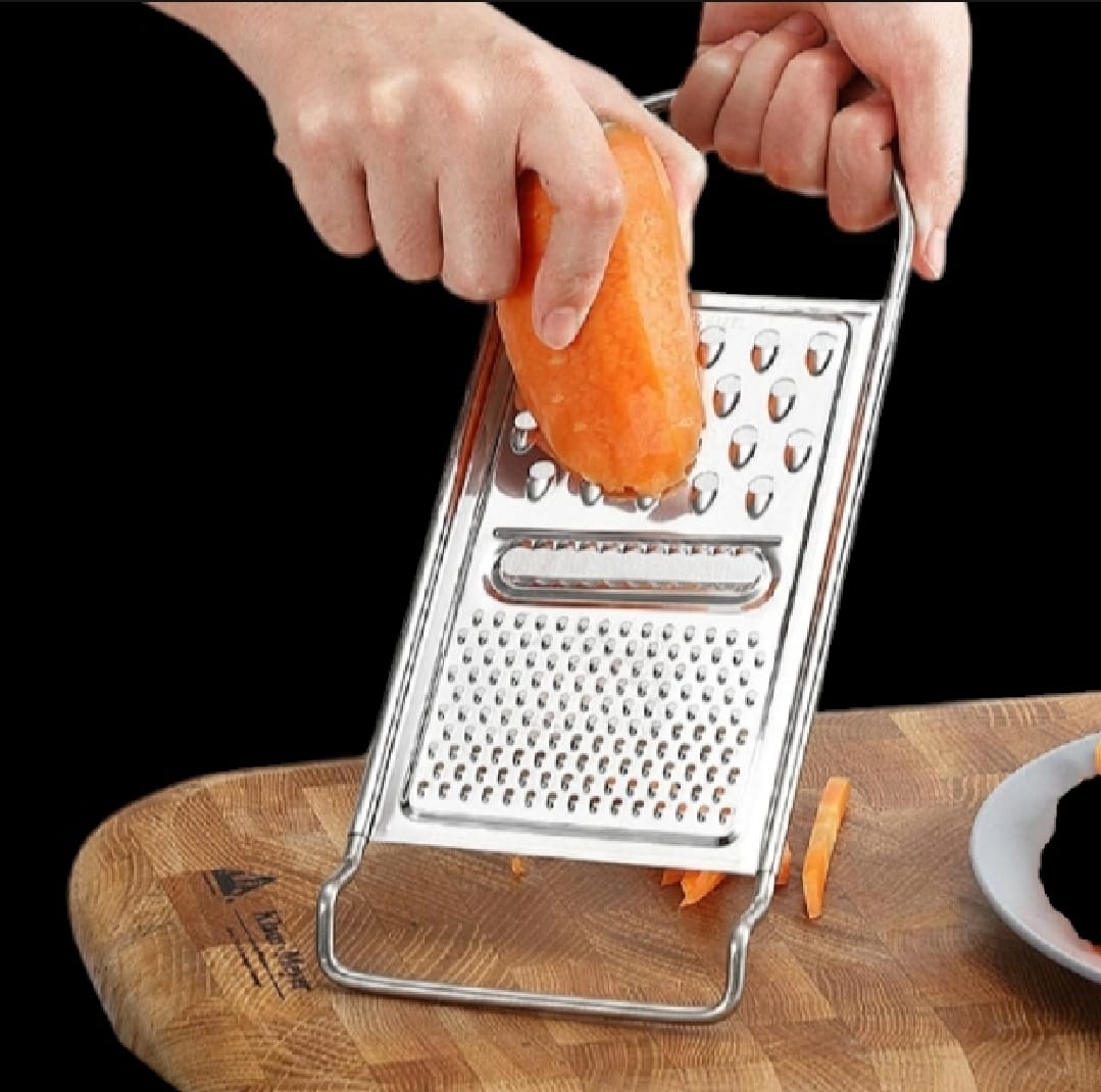 Stainless Steel Kadu Kash Grater – Multi-Purpose Vegetable, Fruit, and Nut Cutter, Chopper &amp; Peeler