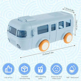 School Bus Water Bottle (Straw Bottle) | School Bus Design Kids Water Bottle