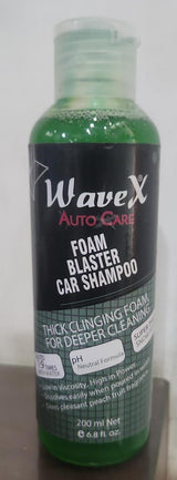WaveX Auto Care | Wash + Wax Car Shampoo – 200ml | Delivers Wet Look &amp; Premium Gloss | Made in Pakistan