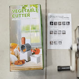 Vegetable Cutter Stainless Steel | Manual Vegetable Cutter Slicer &amp; Grater | Multi-Functional Kitchen Gadget ( Random Color )