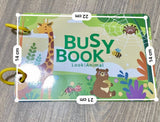 Montessori Baby Busy book My First Quiet Book Paste Early Learning Education Toy Children Toy Matching Game for Babies 2 , 3 Years (random book)