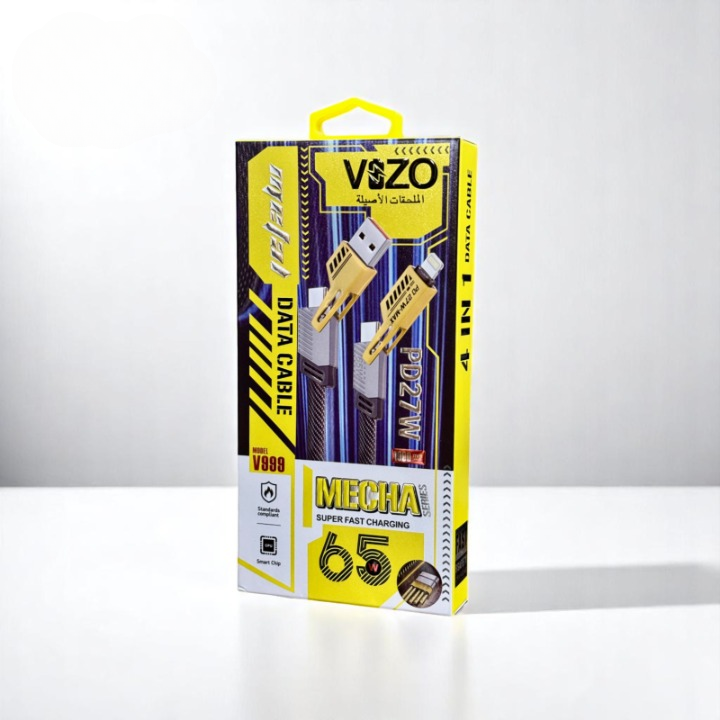 V999 5-in-1 Ultra Fast Multi-Mode Cable | Best Quality Cable For Multiple Devices | Charging Cable | Data Cable | Mobile Phone Cable | 5 in 1 Cable 