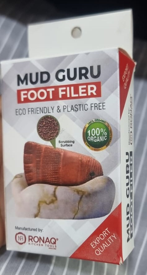 Mud Guru Foot Scrubber, Corn Remover for feet, Dead Skin Remover