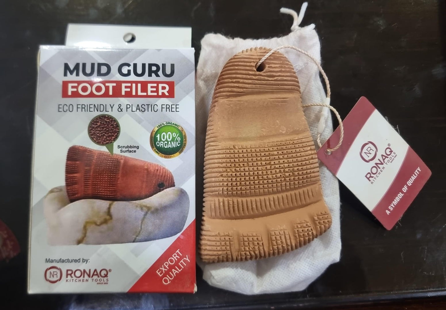 Mud Guru Foot Scrubber, Corn Remover for feet, Dead Skin Remover