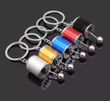 Car Gearbox Manual Transmission Lever Keychain – Metal Pendant Keyring | Key-Chain For Bikes &amp; Cars - Random Color