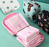Women Portable Pouch Napkin Cosmetic Bags Organizer / Sanitary Pads Storage Bag / Ladies Makeup Bag Girls Hygiene Pad Bag (random Design &amp; color)