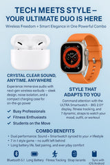 AirPods Pro 2 + Ultra 7-in-1 Smartwatch Combo | Premium Sound &amp; Style Deal