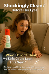 Puresofa | Sofa Cleaner Spray | Upholstery &amp; Fabric Safe | Deep Cleaning | Stain Remover | Fast Dry | Pleasant Scent | 150ml