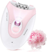 Daling DL-6032 Cordless Ladies Epilator with 2-Speed Adjustment, Painless Hair Removal, Rechargeable, Compact and Easy to Use for Legs, Arms, Underarms