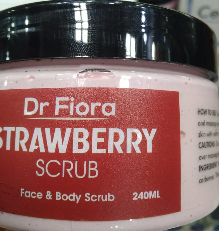 Natural Apricot Face &amp; Body Scrub – Deep Cleansing Exfoliator for Smooth, Glowing Skin - Pink