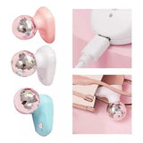 Pack Of 01 - Mini Massager – USB Rechargeable Handheld Device with 6 Vibration Levels for Muscle Relief &amp; Relaxation Random Colors