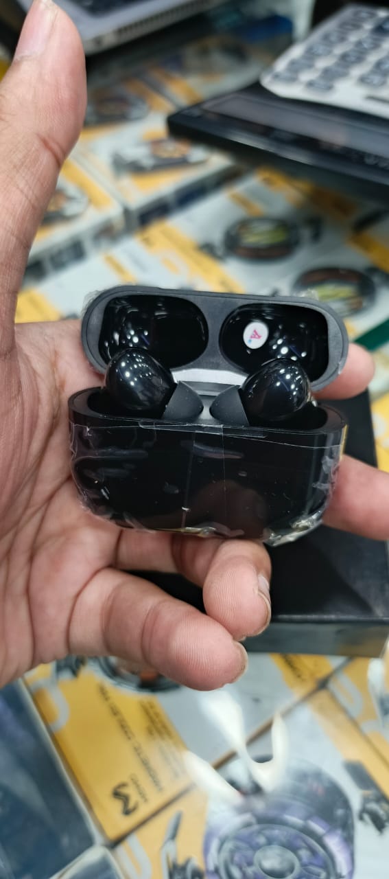 Black Pro 2 TWS Wireless Earbuds – Bluetooth 5.1, Touch Control, Noise Cancelling, with Charging Case | Airpods  