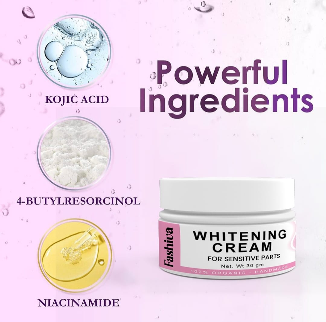 Whitening Cream for Women – Skin Brightening Face &amp; Body Moisturizer with Natural Extracts, Even Tone Formula, Dark Spot Remover,
