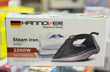 Hannover Steam Iron – 2200W German Lot | Ceramic Soleplate, Vertical &amp; Burst Steam, Self-Cleaning, Adjustable Temperature Control