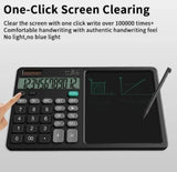 2-in-1 Calculator with LCD Writing Tablet – Dual-Function Office &amp; School Gadget | Portable &amp; Eco-Friendly |Random Color