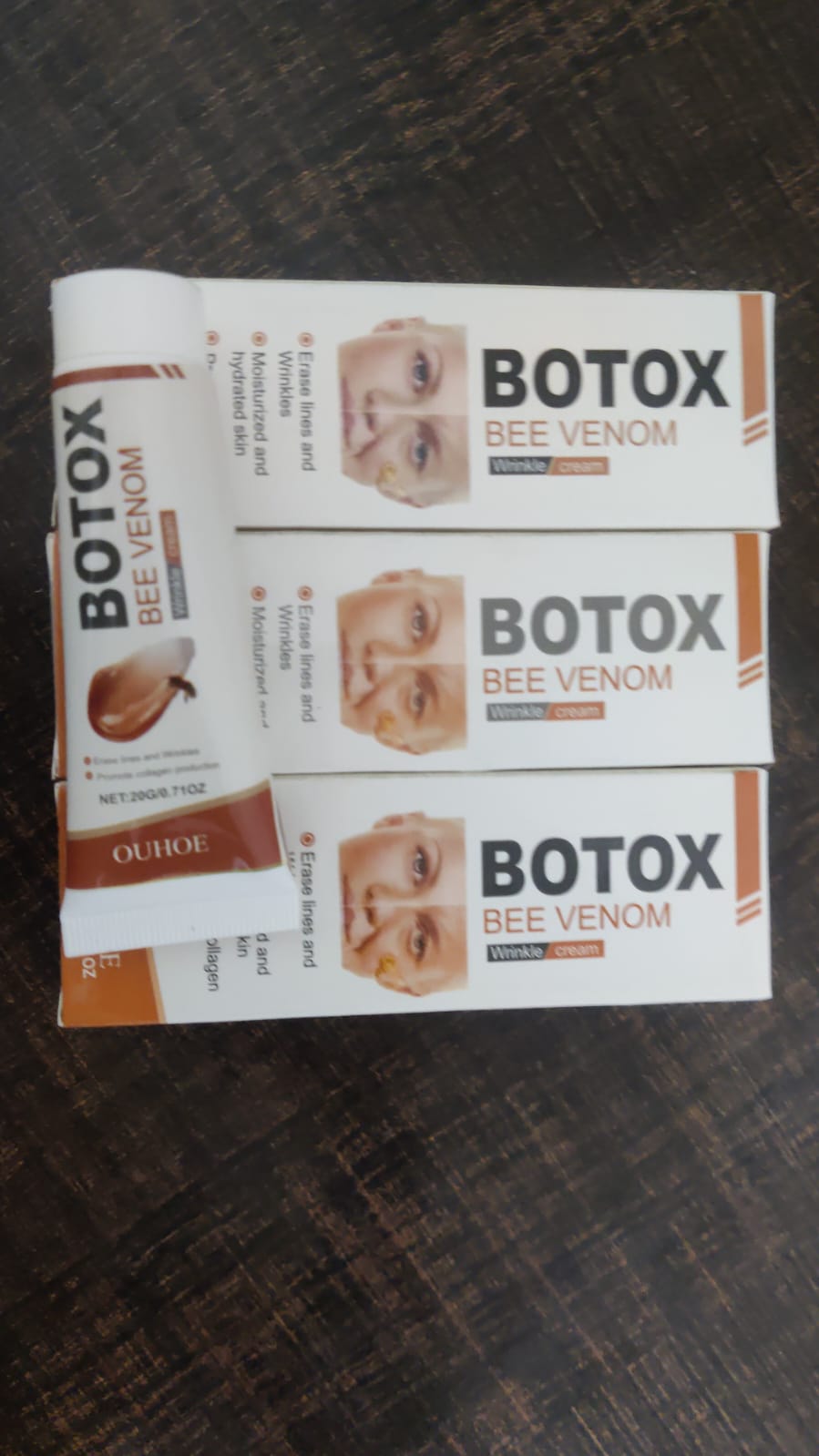 Botox Bee Venom Wrinkle Cream – Anti-Aging &amp; Moisturizing Formula | Smooth Fine Lines, Hydrate Skin, Boost Collagen (20g)