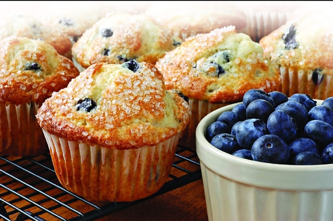 6-Cup Muffin Pan – Non-Stick Carbon Steel Cupcake Baking Tray | Heavy Duty Standard Bakeware for Muffins, Cakes, Mini Pies &amp; More