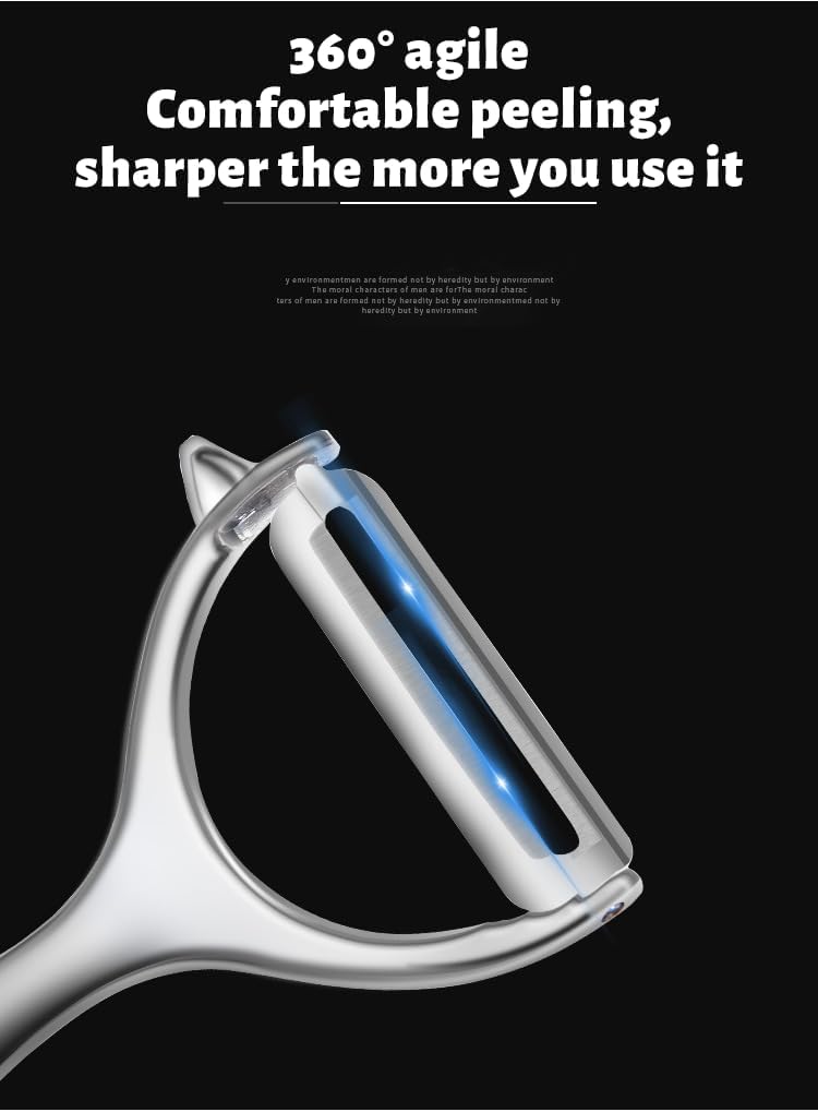 Stainless Steel Vegetable Peeler – Dual Blades for Effortless Peeling