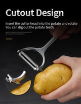 Stainless Steel Vegetable Peeler – Dual Blades for Effortless Peeling