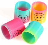 Pack of 12 Magic Slinky Spring Finger Fidget Toys – Stress Relief Sensory Toy for Kids &amp; Adults, Fun Party Favors and Learning Activity, Multicolor