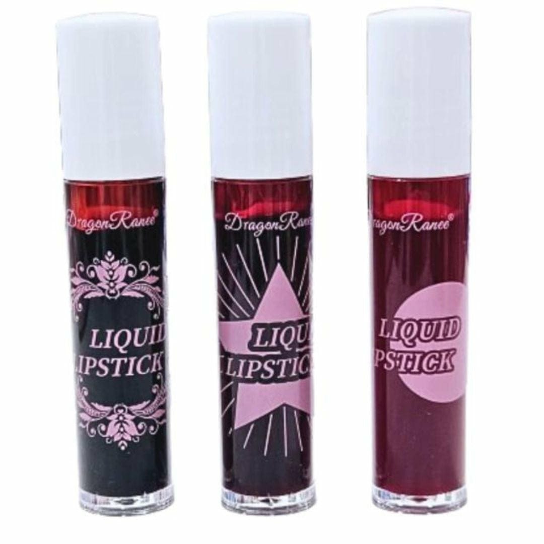 Dragon Ranee Matte Lipstick Pack of 3 – Waterproof Lip &amp; Cheek Tint Set for Girls, Long-Lasting Multicolor Matte Finish