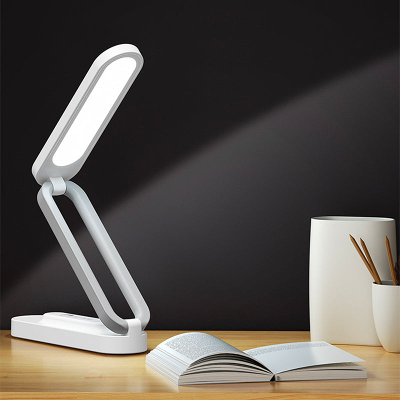 B005 LED Folding Table Lamp – Rechargeable Stepless Dimmable Desk Light with Type-C Charging &amp; Lithium Battery
