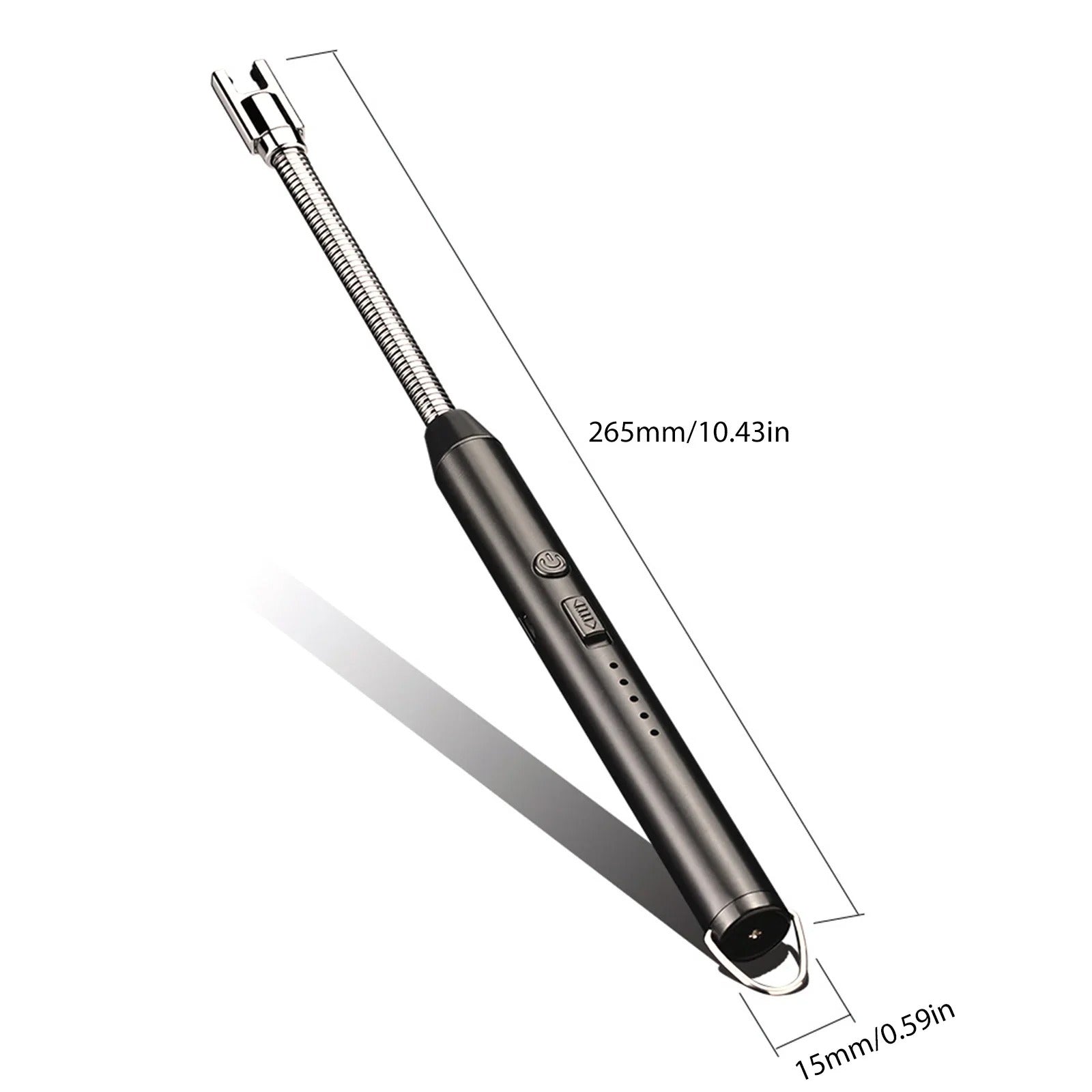360° Outdoor Kitchen Lighter – USB Rechargeable Portable Electronic Arc Lighter with Flexible Neck, Safety Lock, Windproof &amp; Eco-Friendly Design for Candles &amp; Gas Stoves