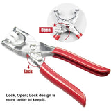 Plier Tool with 50 Sets Metal Snap Buttons – Thickened Snap Fastener Kit for DIY Crafting, Sewing, Leather, Bags, Clothes &amp; Accessories, Durable &amp; Easy to Use Installation