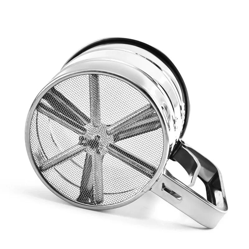 Stainless Steel Flour Sieve Cup – Handheld Baking Sifter for Flour, Sugar &amp; Powdered Ingredients