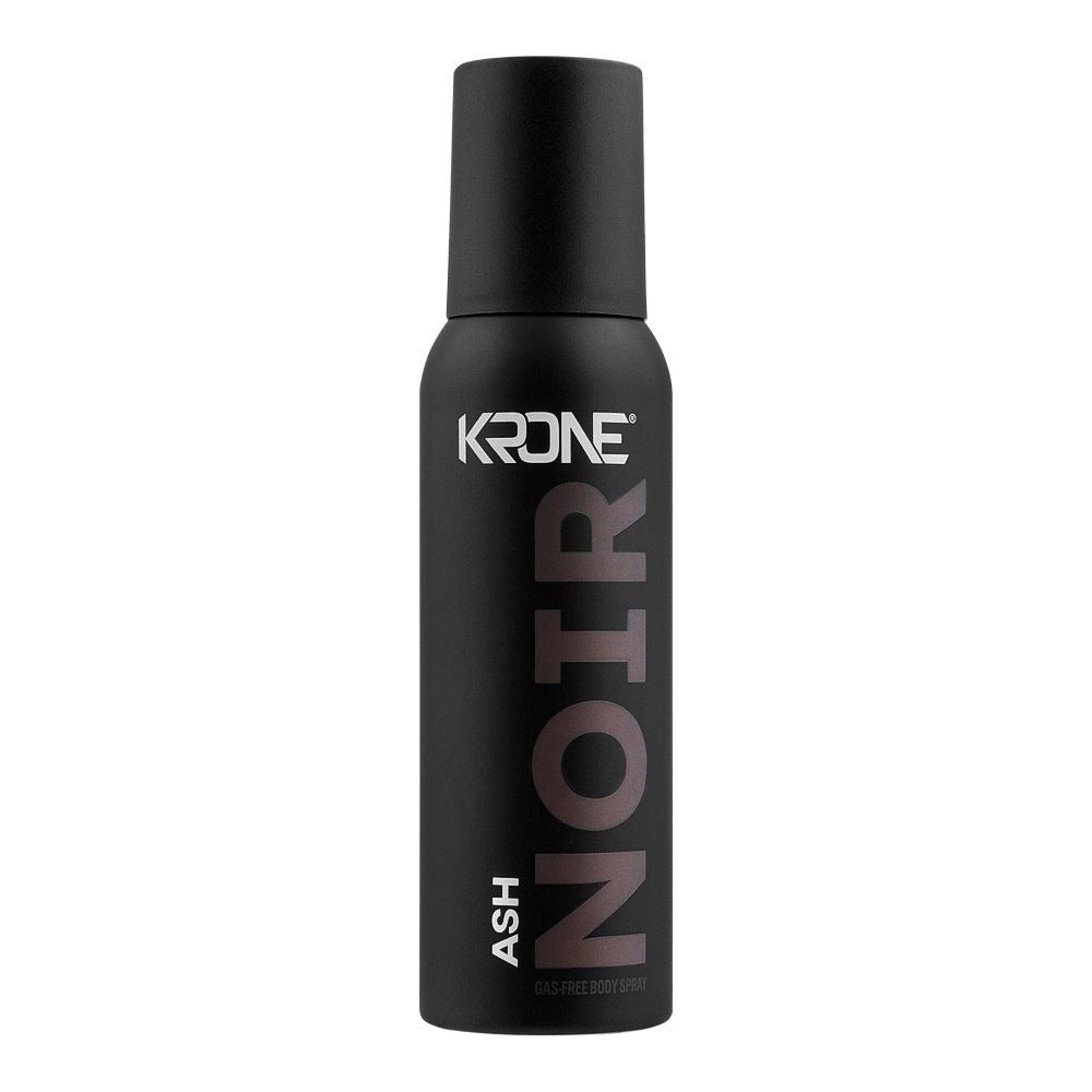 Krone Noir Ash Gas-Free Body Spray, For Men & Women, 120ml & Krone Noir Myth Gas-Free Body Spray