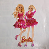 Room for kids decor barbie 3d wall sticker 27*44cm