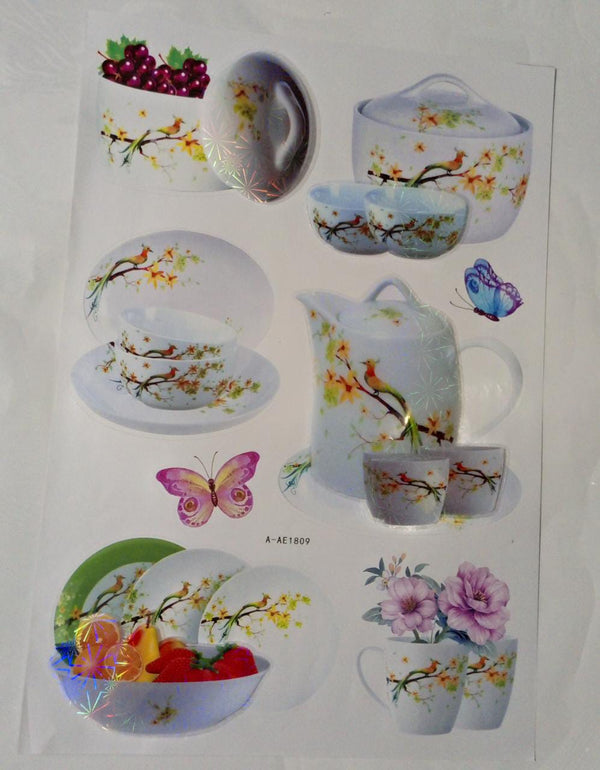 Home Decore fruit 3d wall sticker A-AE1809